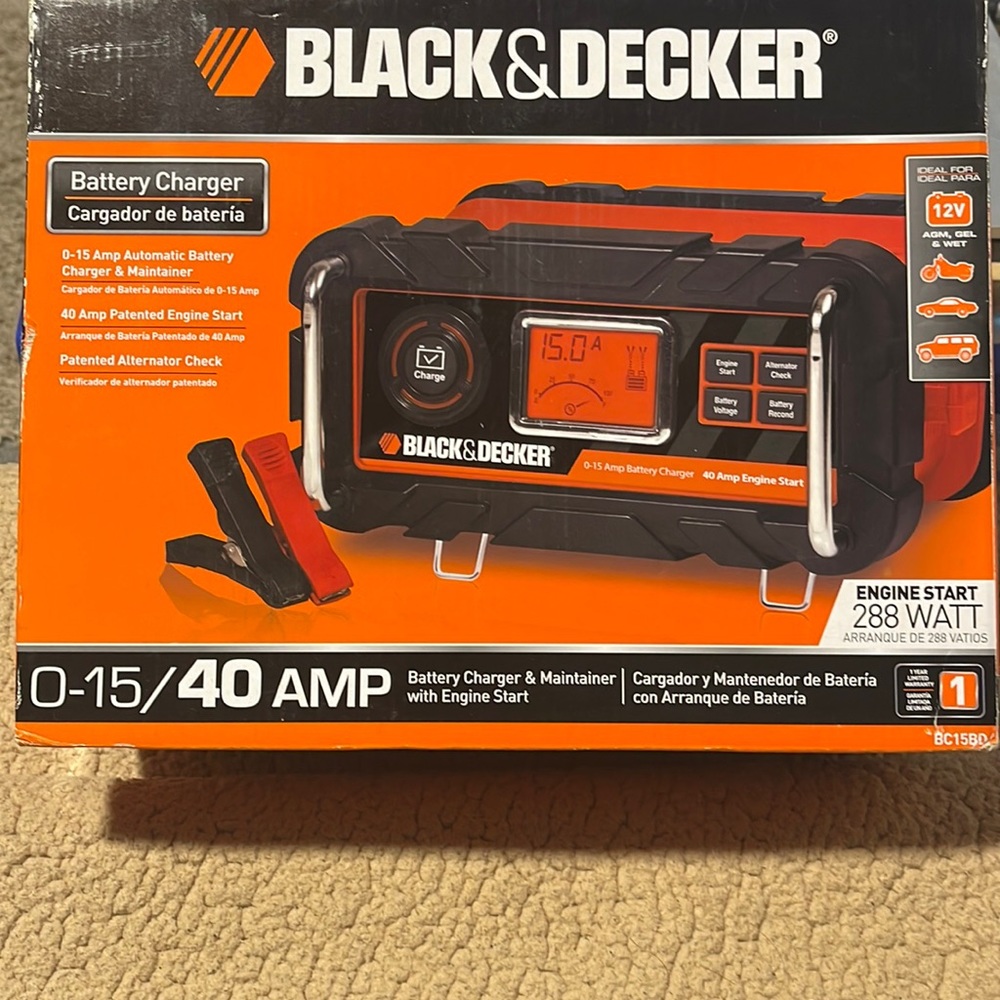 Black&Decker battery car Charger